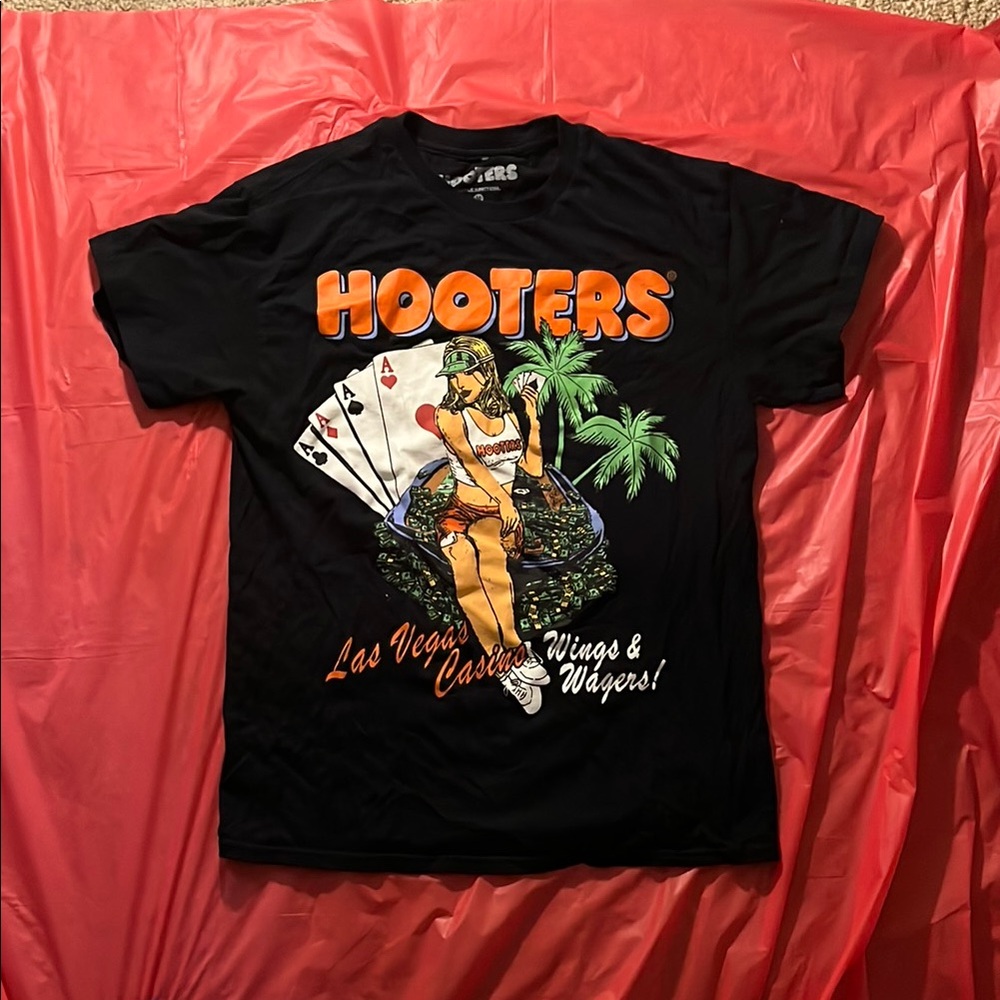 Spencer's Black Hooters Graphic Tee